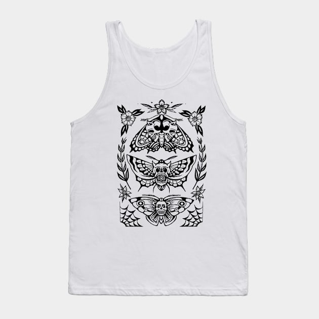 Death Moth Tank Top by uongduythien@gmail.com